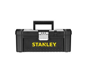 Stanley STST1-75515 Low Essential Tool Box, Black/Yellow, 12.5-Inch