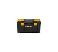 Stanley STST1-75520 Essential 19" Toolbox with Plastic Latches, Black/Yellow