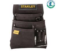 Stanley STST1-80114 Buffalo Dark Tan Leather Nail & Hammer Pouch STA180114