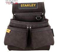 Stanley Tools STST1-80116 Leather Double Nail Pocket Pouch STA180116
