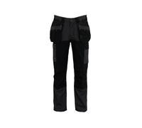 Stanley Stw40057-014 Dixon Slim Fit Trousers Grey/black Waist 32In Leg R