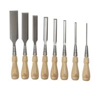 Stanley Sweetheart 750 Series Chisel Set Of 8 Suede Tool Roll Sta116793 1-16-793