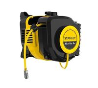 Stanley, SXCMD15WE Wall Mounted Air Hose 1.5 HP 8 Bar 9m, Useable with a Wide Range of Accessories and Pneumatic Tools.