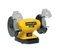 Stanley Machines SXGB150E Bench Grinder with 2 Grinding Wheels 240V, 330W - Perfect for Finishing Work