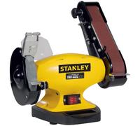 Stanley Bench Grinder & Sander - 330W Powerful Motor | Combination Tool for Grinding & Sanding | Heavy-Duty Benchtop Design for Metalwork, Woodwork, DIY & Professional Use