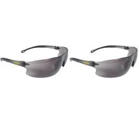 STANLEY SY1202D Frameless Saftey Glasses Smoke (Pack of 2)