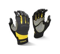 Stanley Sy640 Fingerless Performance Gloves Men's | Safety Footwear | Yellow/Grey/Black | UK Size One Size