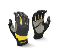 Stanley Sy640 Fingerless Performance Gloves Men's | Safety Footwear | Yellow/Grey/Black | UK Size One Size