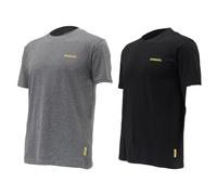 Stanley | T-Shirt Twin Pack | Grey & Black Size L | 2 Pack | STW40026-123 | Contains one grey and one black T-shirt , providing a convenient twin-pack clothing option.