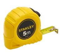 Stanley Tape Measure 5m Durable Metric/Imperial Blade