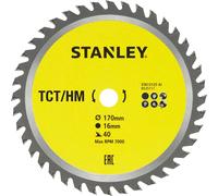Stanley TCT Circular Saw Blade 170mm 40T 16mm