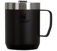 STANLEY 1913 Classic Camp Travel Mug 0.23L - Black | Keeps 1 Hour Hot - 2 Hours Cold - Dishwasher Safe - Stainless Steel Coffee Cup - BPA-Free
