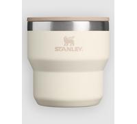 STANLEY 1913 Stay-Hot Stacking Cup 0.29L - Travel Mug Keeps Drinks Cold for 2.5 Hours - Stainless Steel Thermal Cup - Stacks Infinitely - Double Wall Vacuum Insulation - Dishwasher Safe - Cream