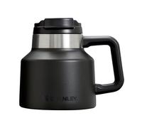 STANLEY The Tough-to-Tip Admiral's Mug Hammertone - Non-Spill Coffee Mug, Durable Design for Busy Mornings and Office Hours - 20 Oz - Black 2.0