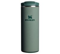 STANLEY 1913 Transit Flip Top Mug 0.35L - Keeps 4 Hours Hot - 6 Hours Cold - Dishwasher Safe - Leakproof - Car Cup Holder Compatible - Insulated Coffee Cup (Hammertone Green)