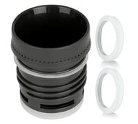 Stanley Thermos Replacement Primer Stopper for Thermos, Thermal Cap for Stanley Classic Bottle (Compatible with 16oz, 750ml, 1L, 1.4L, 1.9L), Includes Set of Silicone Gaskets (Black)