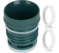 Stanley Thermos Replacement Primer Stopper for Thermos, Thermal Cap for Stanley Classic Bottle (Compatible with 16oz, 750ml, 1L, 1.4L, 1.9L), Includes Set of Silicone Gaskets (Green)