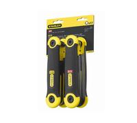 Stanley Tools 17-Piece Folding Hex Key Set For Metric And Imperial Sizes