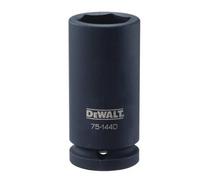 Stanley Tools DWMT75144OSP Deep Impact Socket, 27 mm, 3/4 in Drive, 6 Points, CR-440 Steel, Black Oxide