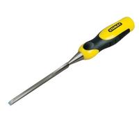 Stanley Tools Dynagrip Bevel Edge Chisel With Steel Strike Cap - 8mm (5/16In) For Precision Woodworking