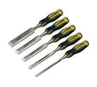 Stanley Tools FatMax Bevel Edge Chisel Thru Tang Set of 5: 6, 12, 18, 25 & 32mm