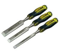 STANLEY FatMax Bevel Edge Chisel with Thru Tang Set, 3 Piece