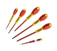 Stanley 065441 FatMax Screwdriver Set Insulated Phillips and Parallell (6 Pieces)