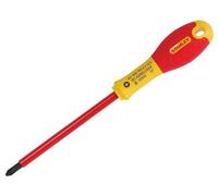 Stanley Tools Fatmax Vde Insulated Screwdriver Phillips Tip Ph2 X 125Mm STA06541