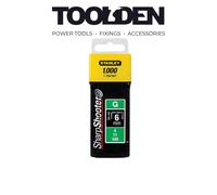 Stanley 0-TRA704T Heavy Duty Staples 6mm Pack of 1000
