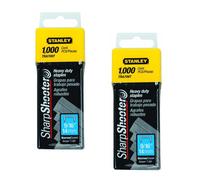 Stanley TRA709T Sharpshooter 9/16"""" 14mm Heavy Duty Staples 1000 Count (2 Pack)