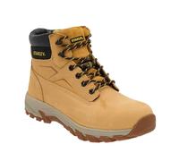 Stanley Tradesman Men's Leather, Steel Toe, Safety Work Boot Honey UK8 (EU42)