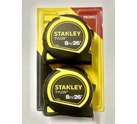 Stanley Tylon Tape Measure 8M, Pack Of 2