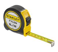 Stanley Tylon Pocket Tape Measure 16ft 5m Blade Width 19mm Belt clip 1-30-696