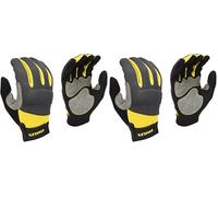 STANLEY Unisex 98383 Performance Glove, Multicolor, Large/9 (Pack of 2)