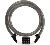 Stanley Unisex Adult S741-153 Combination Cable Bike Lock - Black, 10 x 1800 mm
