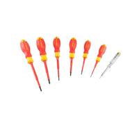 Stanley VDE Screwdriver Set 7 Piece Slotted & Pozi Screwdrivers Insulated VDE