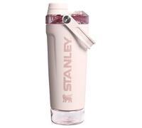 STANLEY Vitalize Shaker Bottle 20oz | Leakproof Insulated Stainless Steel Shaker Cup | Basic Storage and Twist On Fast Flow Lid | Protein Shakes and Pre Workout Powder | BPA Free | Rose Quartz