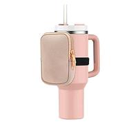 Stanley Water Bottle Pouch - Adventure 40oz & IceFlow 20oz, Gym Accessories For Women, Running Bottle Caddy (Pink)