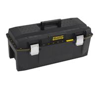 Stanley Waterproof Tool Box 28" With Portable Tote Tray & V-Groove Lid 1-93-935