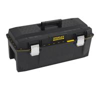Stanley Waterproof Tool Box 28" With Portable Tote Tray & V-Groove Lid 1-93-935