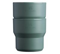 Stanley Wildfare 10 oz Stackable Cups Set of 2 DoubleWall BPAFree Camp Drinkware Set Hot and Cold Drinks Campsite Picn