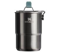 Stanley Wildfare Go 4-Piece Stainless Steel Two Cup Cook Set | 32 oz Pot and Lid with Fold & Lock Handle | 2 Stacking Cups | Camping Essentials for Your Camp Kitchen | BPA-Free | Shale + Charcoal