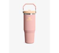 Stanley Womens Stanley Iceflow™ Flip-Straw Stainless-Steel Bottle 890ml Peach Rose