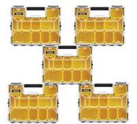 Stanley x5 FatMax Pro Shallow Organiser Stackable System Parts Storage 1-97-519