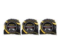 Stanley Xtht0-33503 Fatmax 5M Autolock Tape Measure With Blade Armor - Pack Of 3