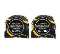 Stanley Xtht0-33503 Fatmax 5M Autolock Tape Measure With Blade Armor - Twin Pack