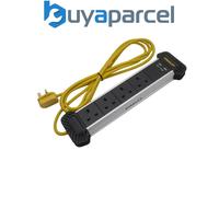Stanley® Electrical SXECFE2DHFE 4-Gang + 2 Usb Powerboard With Cable Management 3M
