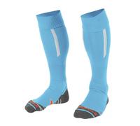 Stanno Forza II Sports Socks, Breathable and Personal Protection, Sports Socks, Anatomical Socks with Left/Right Indicators, Sky Blue / White, 38-42