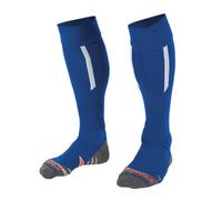 Stanno Forza II Sports Socks, Breathable and Personal Protection, Sports Socks, Anatomical Socks with Left/Right Indicators, Royal White, 45-48