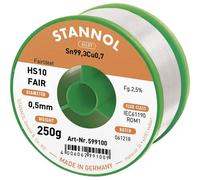 Stannol 599103 HS10-Fair Solder Reel Sn99,3Cu0,7 Eco, Fair, 250g, 1mm